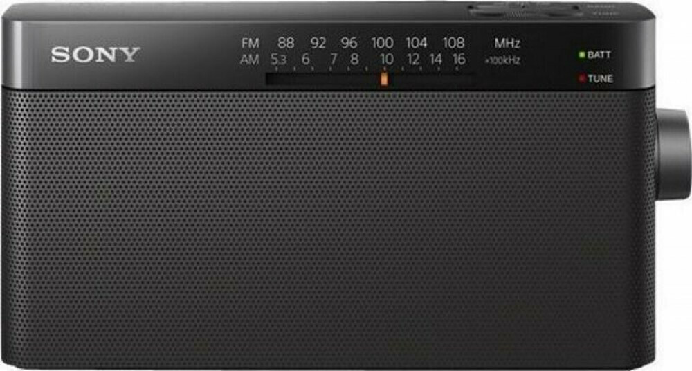 Sony ICF-306 Portable Battery Radio Black
