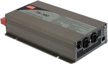 Inverters-Μετατροπέας MEAN WELL TS700-248B 700W 48VDC Καθαρού Ημιτόνου με Διακόπτη Power on/off | 03.072.0105