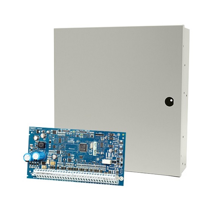 DSC POWERSERIES NEO HS2064NKE Panel de alarma híbrido de 8 a 64 zonas con caja metálica