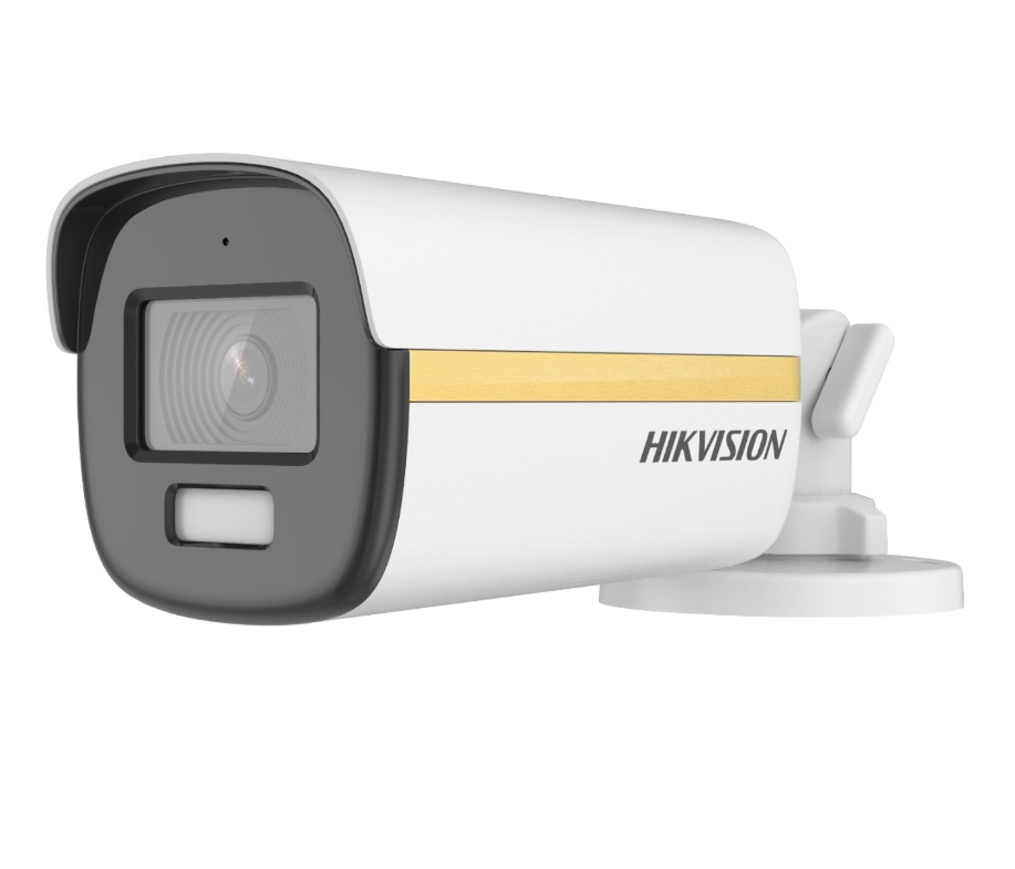 Hikvision DS-2CE12DF3T-FS ColorVu (Color Image Day - Night) HDTVI 1080p Camera 2.8mm Flashlight
