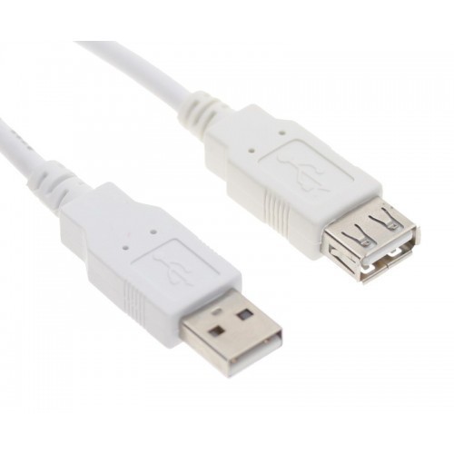 OEM, USB 2.0 AM / AF cable 1.8m extension