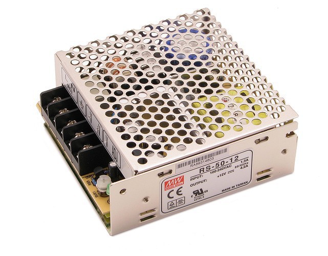 Mean Well RS50-12 Power supply mini Switching12V, 4.2A, 50W