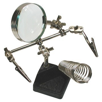 OEM, MHS-91, Holder for soldering iron with magnifying glass