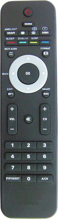 OEM, 0109, Remote control compatible with PHILIPS RC2034312