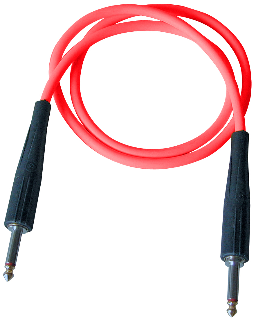 BESPECO PY600 RED PYTHON GUITAR CABLE 6m RED