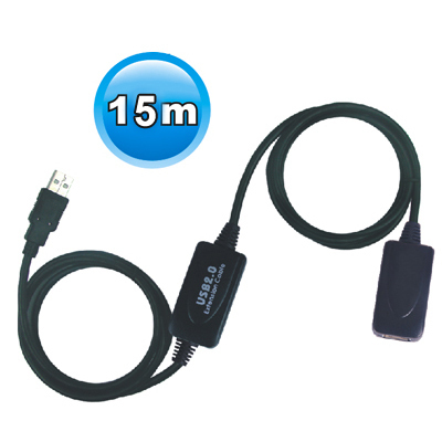 Viewcon, VE717, ​​cable de extensión USB con amplificador integrado de 15 m