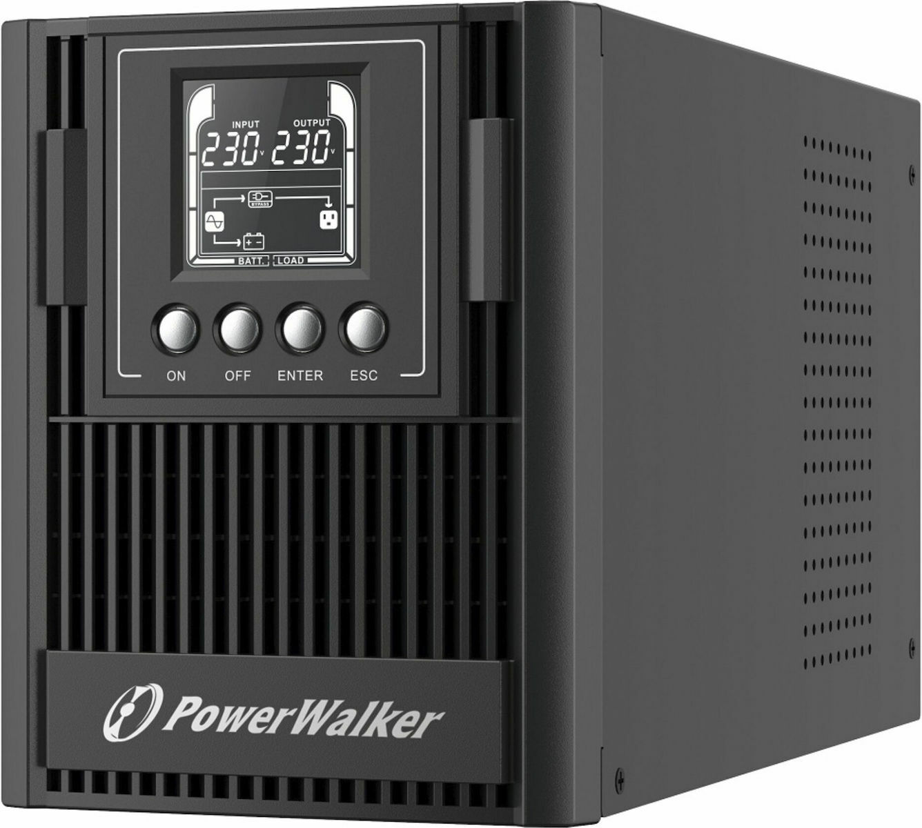 Powerwalker VFI 1000 AT (PS) UPS On-Line 1000VA 900W με 3 Schuko Πρίζες - 3 Χρόνια Εγγύηση