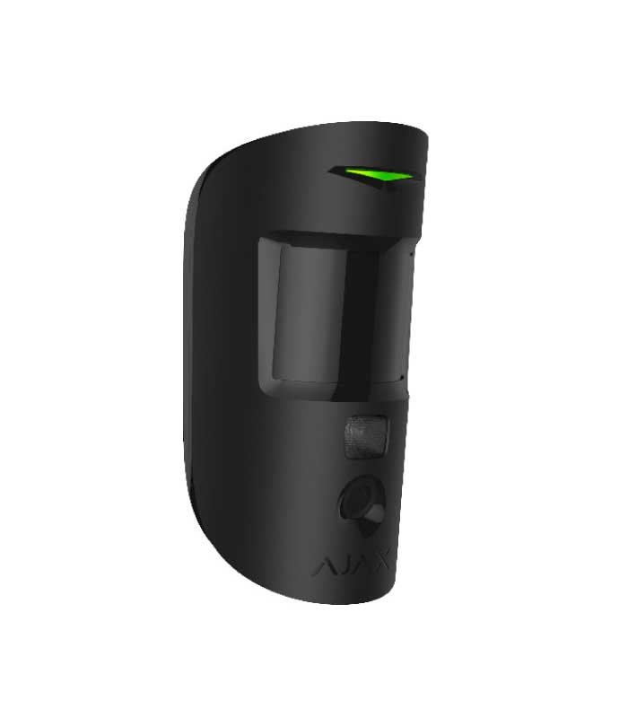 Ajax Motion Cam Black Wireless PIR Motion Detector with Camera