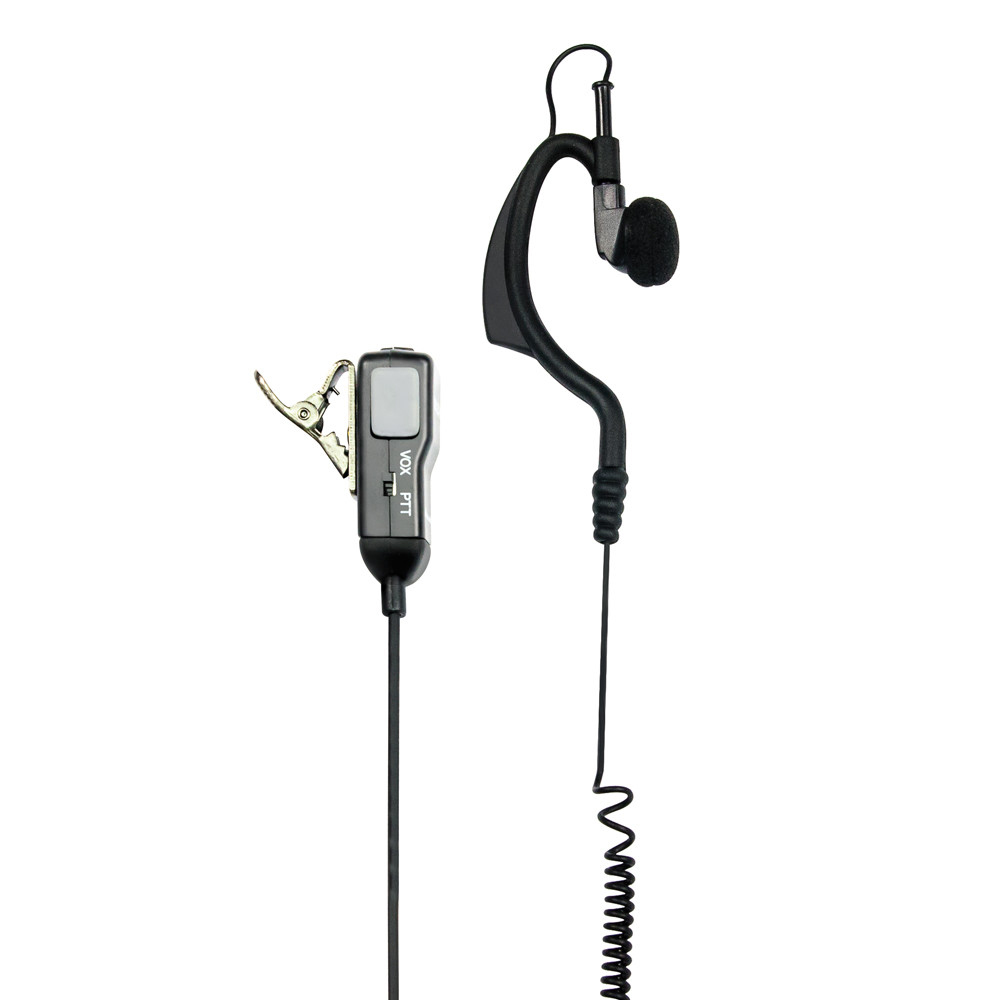 Midland MA 21-SX Micrófono de silicona y micrófono de solapa con enchufe de 1 clavija de 2.5 mm