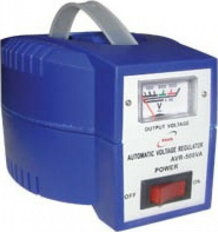VMARK AVR-500 Compact Relay 500VA Voltage Stabilizer with 1 Power Plug
