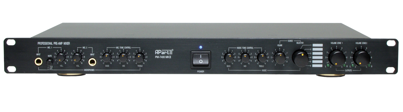 Amplificador Estéreo APART PM-7400 MKII