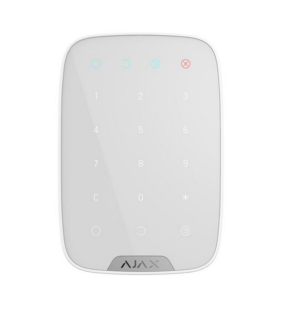 Ajax KeyPad (8706) Teclado táctil inalámbrico blanco