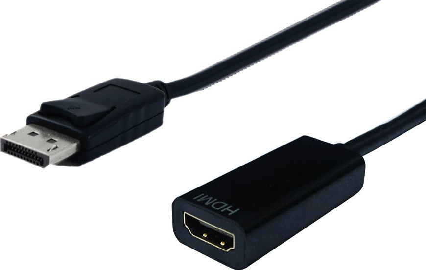 S3204-10 Adapter Displayport 1.2 Male to HDMI Female Black