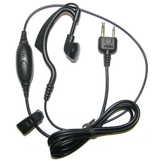 TalkLine TA-1222-S Auricular de silicona con botón PTT y soporte auditivo