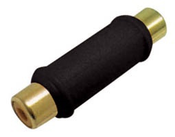 Ultimax, RA311G, RCA Adapter Female to RCA Female Gold Plated Terminals - Black