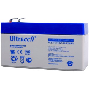 Ultracell UL1.3-12 Rechargeable 12 Volt / 1,3 Ah Lead Battery