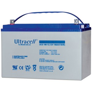Ultracell UCG100-12 12 Volt / 100 Ah wiederaufladbarer Bleiakku