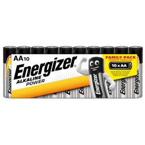 PACK FAMILIAR ENERGIZER AA-LR6 / 10TEM POTENCIA ALCALINA