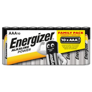 PACK FAMILIAR ENERGIZER AAA-LR03 / 10TEM POTENCIA ALCALINA