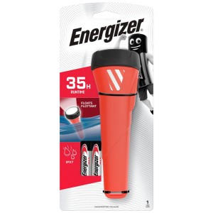 ENERGIZER WATERPROOF RED 2xAA LIGHT F081101