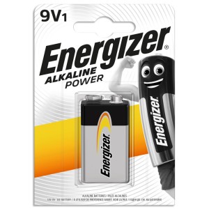 ENERG. 9V-6LR61 ALKALINE POWER   F016619