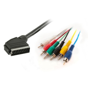 SCART 11 CAL. SCART-6RCA 1.5 M