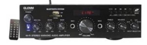 PA AMPLIFIER 2X50WATT @ 8Ohm  WITH FM - MP3 PLAYER & BLUETOOTH - SD - USB - LINE IN- MIC IN