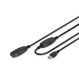 DIGITUS DA-73105 Cable repetidor USB 3.0 10m activo
