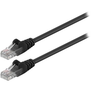 68643 CAT 5e U / UTP PATCH CABLE 0.5m BLACK