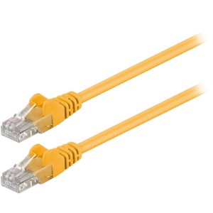 68341 CAT 5e U/UTP PATCH CABLE 1m YELLOW
