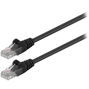 68644 CAT 5e U / UTP PATCH CABLE 1m BLACK