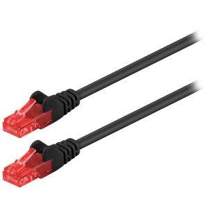 95255 CAVO PATCH CAT 6 U / UTP CCA 0.25m NERO