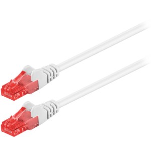 95257 CABLE DE PARCHE CAT 6 U / UTP CCA 0.25m BLANCO