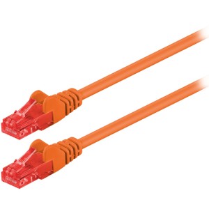 95259 CAT 6 HE / UTP PATCHKABEL CCA 0.5m ORANGE