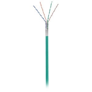 93267 CABLE CAT5 PATCH F/UTP VERDE 100m