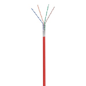 93269 CAT5 PATCH F/UTP CABLE RED 100m