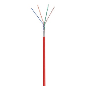 93269 CABLE CAT5 PARCHE F/UTP ROJO 100m