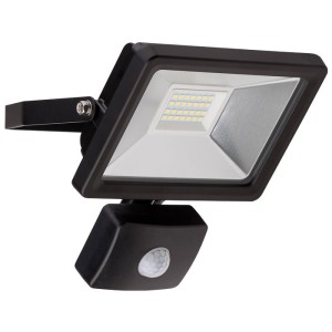 GOOBAY 58999 LED OUTDOOR FLOODLIGHT WITH MOTION SENSOR BLACK 20W 1650lm