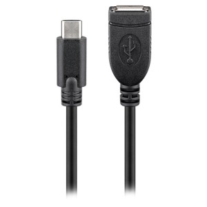 55470 Prolunga USB-C, nera