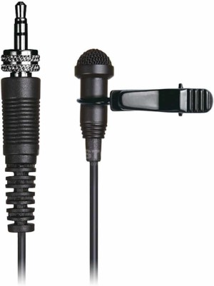 Tascam Electret / Micrófono Condensador 3.5mm TM-10LB Solapa Periodista Negro