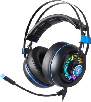 Cuffie da gioco SADES Armor SA-918-BL, USB, Realtek Audio, LED RGB, BK