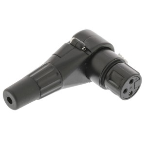 SWEEX SWOP 15903B Connector angled XLR 3-Pin Female Black