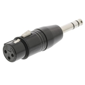 SWEEX SWOP 15941B Adattatore XLR XLR 3-pin femmina - 6.35 mm stereo maschio nero