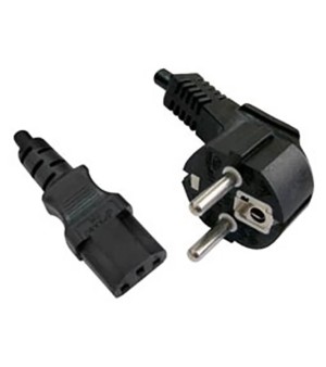 ΚΑΛΩΔΙΟ ΤΡΟΦΟΔΟΣΙΑΣ Η/Υ 3X1mm² 2m ΙΣΙΟ ΜΑΥΡΟ YUN