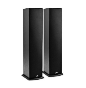 POLK AUDIO T50 Black Floor Speakers (Pair)