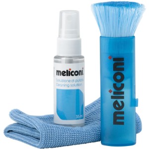 MELICONI C-35P 35ml SOLUTION + MICROFIBER CLOTH + BRUSH