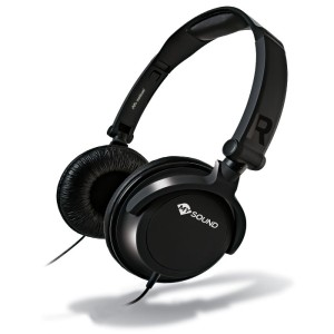 MELICONI MYSOUND SPEAK SMART FLUO BLACK ON-EAR STEREO HEADSET (WITH MICROPHONE)