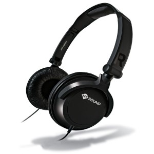 MELICONI MYSOUND SPEAK SMART FLUO SCHWARZES ON-EAR-STEREO-HEADSET (MIT MIKROFON)