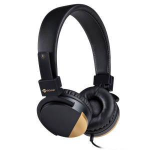 MELICONI 497456 SPEAK METAL BLACK STEREO HEADPHONES