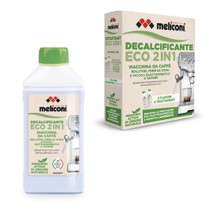 MELICONI ECO DESCALER 2 IN 1  2 σε 1 καθαριστικό αφαλάτωσης για καφετιέρες, 2x250ml.